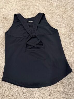 Born Primitive Black Strappy-Back Athletic Tank, Medium